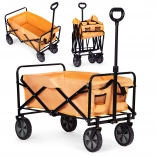 Chariot de transport pliant MultiGarden 47x105 cm, orange